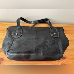 Leather shoulder/tote bag